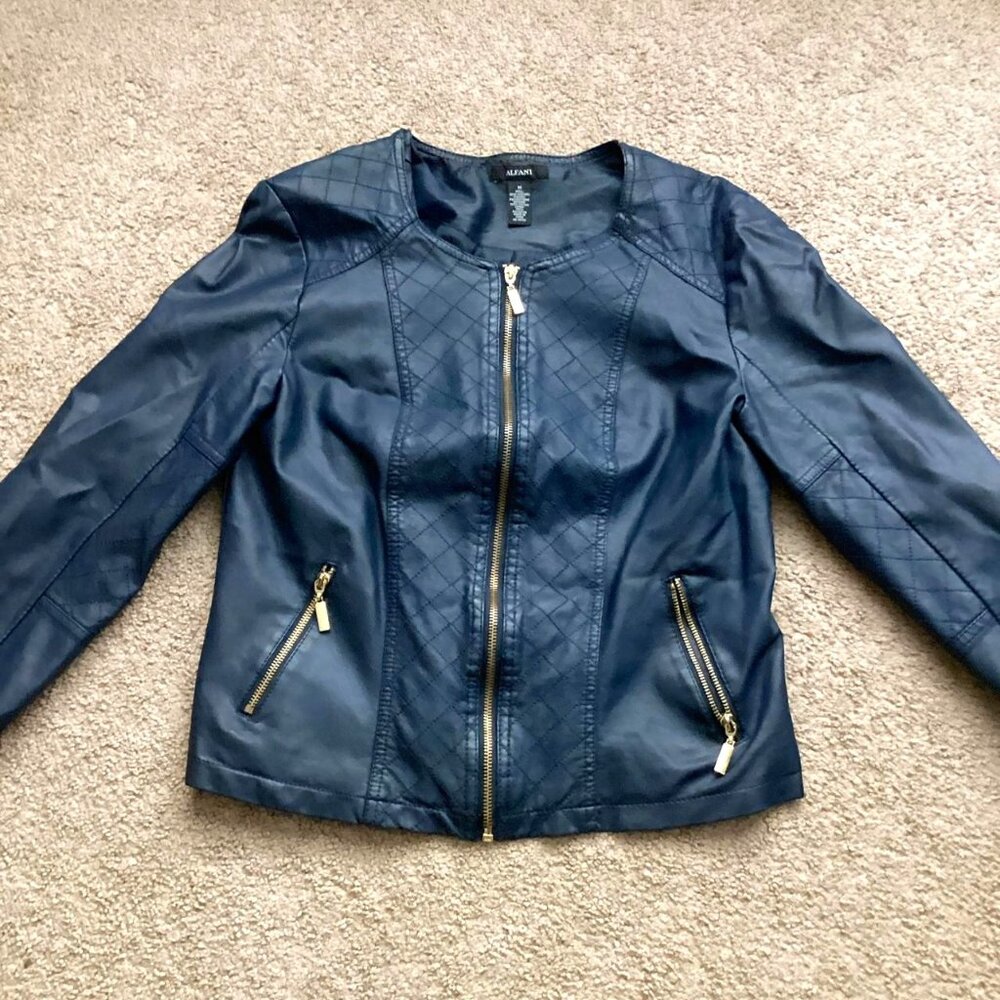 “Leather like”  vintage jacket